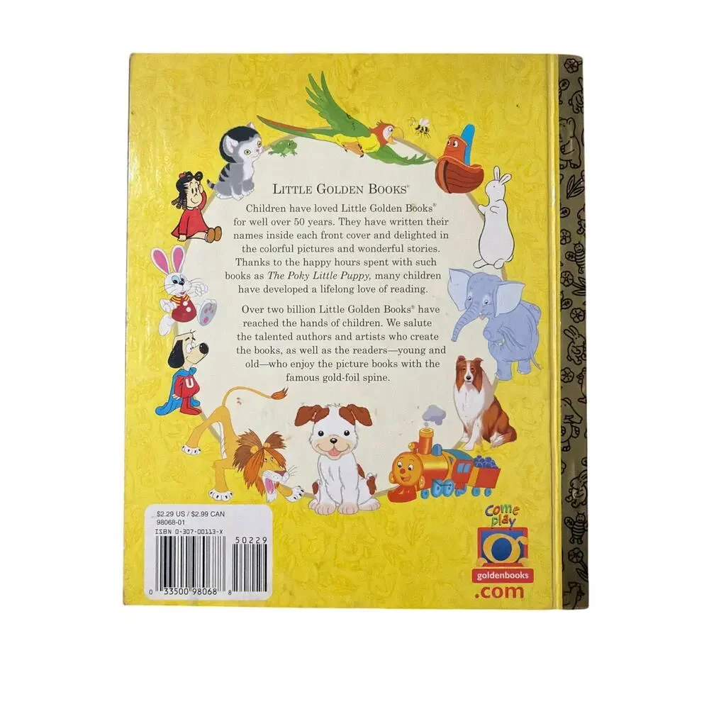 Walt Disney's Lady and the Tramp a Little Golden Book Hardcover VTG Vintage